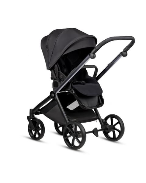 Коляска 3 в 1 Tutis Mio 3+ NEW Black Edition, Obsidian (060)