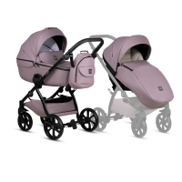 Коляска 3 в 1 Tutis Uno 5+ Leather Collection, Mauve (035)