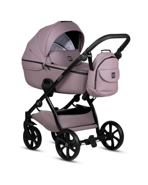 Коляска 3 в 1 Tutis Uno 5+ Leather Collection, Mauve (035)