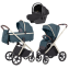 Коляска Carrello Vector CRL-6550 Nova Black Line 3 в 1 Prime Blue