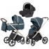 Коляска Carrello Vector CRL-6550 Nova Black Line 3 в 1 Prime Blue