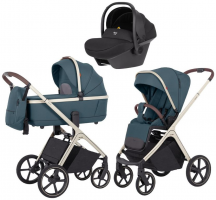 Коляска Carrello Vector CRL-6550 Nova Black Line 3 в 1 Prime Blue