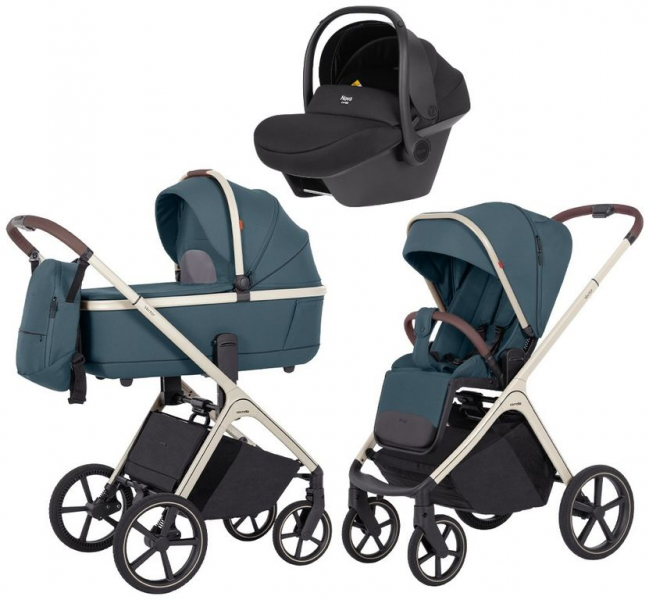 Коляска Carrello Vector CRL-6550 Nova Black Line 3 в 1 Prime Blue