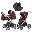 Коляска Carrello Vector CRL-6550 Vega Absolute Black 3 в 1 Sienna Beige