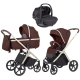 Коляска Carrello Vector CRL-6550 Vega Absolute Black 3 в 1 Sienna Beige