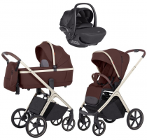 Коляска Carrello Vector CRL-6550 Vega Absolute Black 3 в 1 Sienna Beige