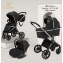 Коляска 3 в 1 Luxmom 811X черный