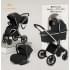 Коляска 3 в 1 Luxmom 811X черный
