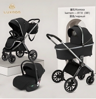 Коляска 3 в 1 Luxmom 811X черный