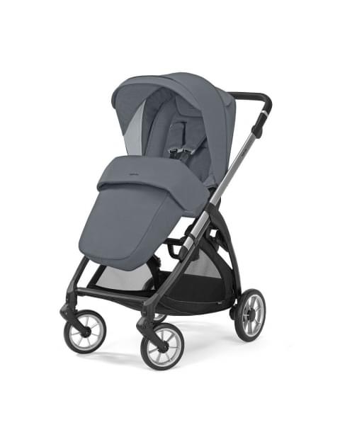Коляска 4 в 1 Inglesina Electa New System Quattro + Автокресло Inglesina Darwin (0-13 кг), Union Grey (Серый)