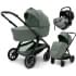 Коляска Agex Prima Pro 3 в 1 с автокреслом i-Safe Grey Green (Зеленый)