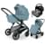 Коляска Agex Prima Pro 3 в 1 с автокреслом i-Safe Grey Mint (Зеленый)