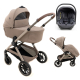 Коляска Agex Prima Pro 3 в 1 с автокреслом i-Team Grey Beige (Бежевый)