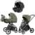 Коляска Carrello Vector 2025 CRL-6551 Vega Absolute Black 3 в 1 Field Green
