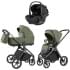 Коляска Carrello Vector 2025 CRL-6551 Vega Absolute Black 3 в 1 Field Green