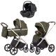 Коляска Carrello Vector CRL-6550 Vega Absolute Black 3 в 1 Deep Green