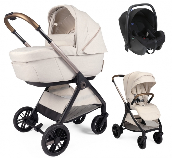 Коляска Chicco Bellagio 3 в 1 с автокреслом Kory Essential I-size Amber Glow