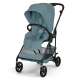 Коляска Cybex Melio Carbon 2026 цвет Stormy Blue с дождевиком