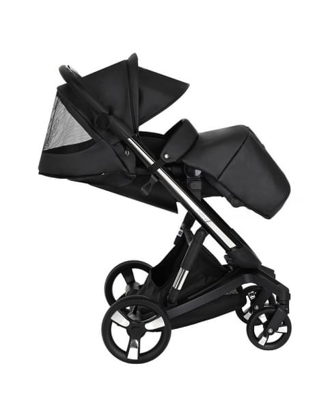 Коляска Ibebe I-Stop Leather 2 в 1 IS 17 Black/Black