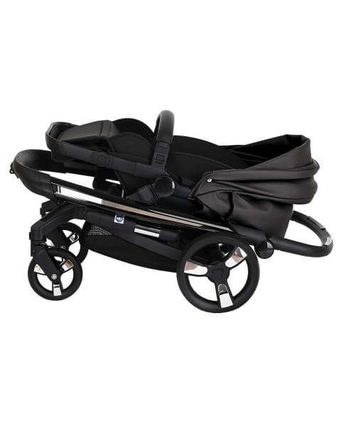 Коляска Ibebe I-Stop Leather 2 в 1 IS 17 Black/Black