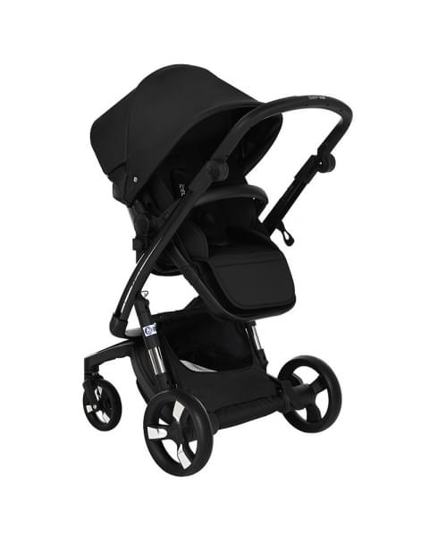 Коляска Ibebe I-Stop Leather 2 в 1 IS 17 Black/Black
