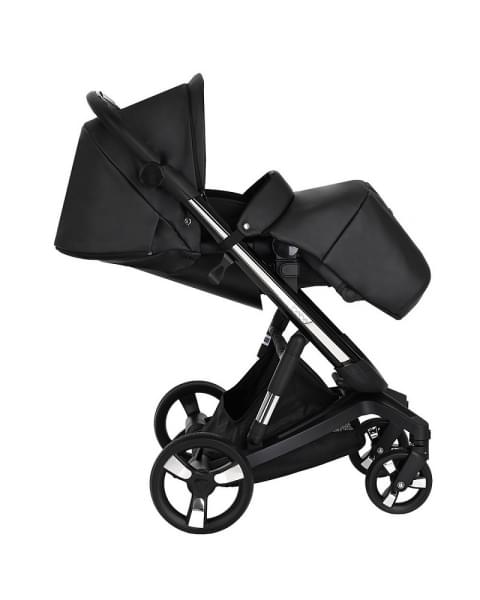 Коляска Ibebe I-Stop Leather 2 в 1 IS 17 Black/Black