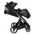 Коляска Ibebe I-Stop Leather 2 в 1 IS 26 Crocodile Black/Black