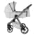 Коляска 2 в 1 Pituso Sole Кожа Island Stone