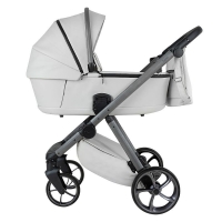 Коляска 2 в 1 Pituso Sole Кожа Island Stone