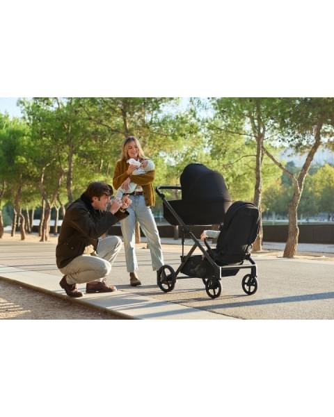 Коляска для двойни 2 в 1 Anex Modu, Nighty (Черный)