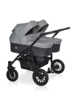 Коляска для двойни 2 в 1 Riko Basic Saxo, 02