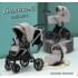 Коляска модульная 3 в 1 Luxmom 888 бежевый