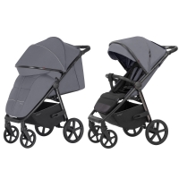 Коляска прогулочная Carrello Bravo Plus CRL-5515 / 2024, Storm Grey (Серый)