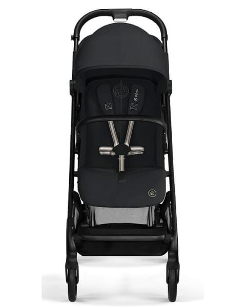 Коляска прогулочная Cybex Beezy (с дождевиком и бампером), Magic Black (Черный)
