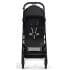 Коляска прогулочная Cybex Beezy (с дождевиком и бампером), Magic Black (Черный)