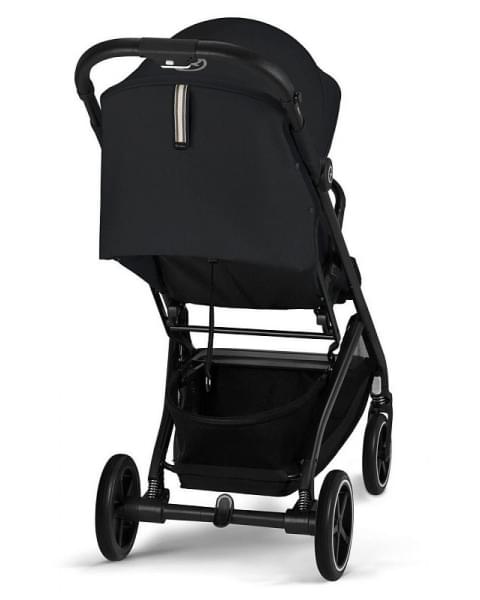 Коляска прогулочная Cybex Beezy (с дождевиком и бампером), Magic Black (Черный)