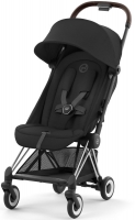 Коляска прогулочная Cybex Coya шасси Chrome Brown, Sepia Black (Черный)