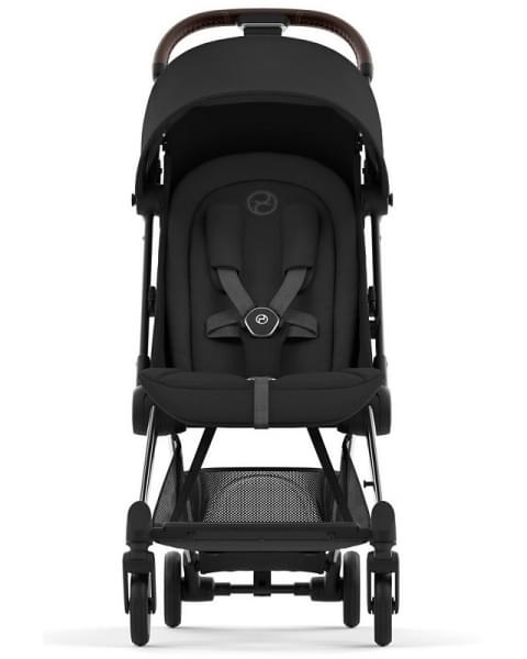 Коляска прогулочная Cybex Coya шасси Chrome Brown, Sepia Black (Черный)