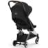 Коляска прогулочная Cybex Coya шасси Chrome Brown, Sepia Black (Черный)