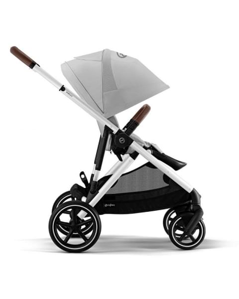 Коляска прогулочная Cybex Gazelle S шасси SLV, Lava Grey / Серый (с корзиной)