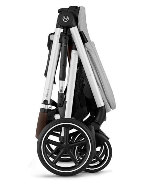 Коляска прогулочная Cybex Gazelle S шасси SLV, Lava Grey / Серый (с корзиной)
