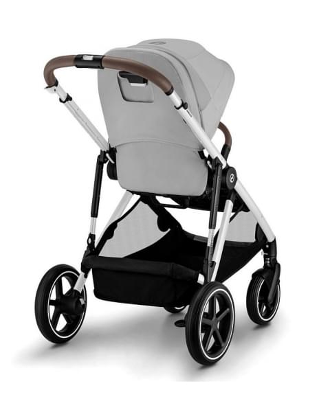 Коляска прогулочная Cybex Gazelle S шасси SLV, Lava Grey / Серый (с корзиной)