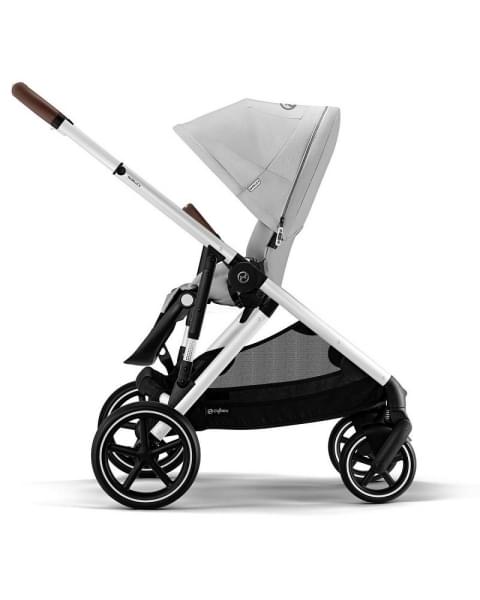 Коляска прогулочная Cybex Gazelle S шасси SLV, Lava Grey / Серый (с корзиной)