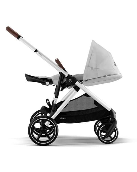 Коляска прогулочная Cybex Gazelle S шасси SLV, Lava Grey / Серый (с корзиной)
