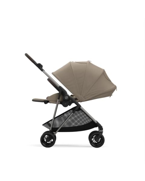 Коляска прогулочная Cybex Melio (с дождевиком), Seashell Beige (Бежевый)
