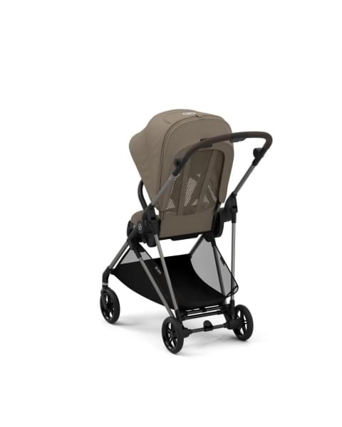 Коляска прогулочная Cybex Melio (с дождевиком), Seashell Beige (Бежевый)