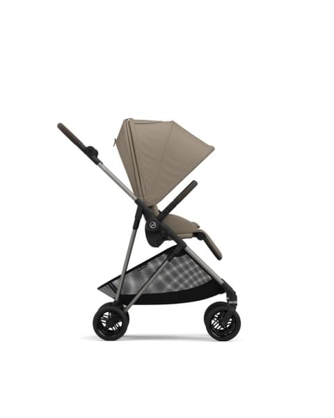 Коляска прогулочная Cybex Melio (с дождевиком), Seashell Beige (Бежевый)