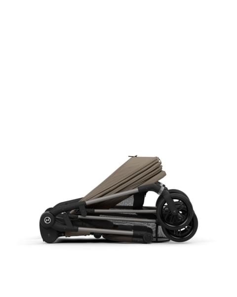 Коляска прогулочная Cybex Melio (с дождевиком), Seashell Beige (Бежевый)