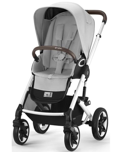 Коляска прогулочная Cybex Talos S Lux шасси SLV (с дождевиком), Lava Grey (Серый)