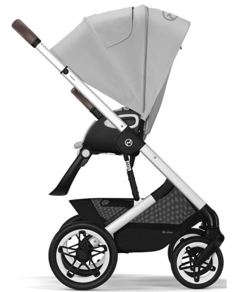 Коляска прогулочная Cybex Talos S Lux шасси SLV (с дождевиком), Lava Grey (Серый)